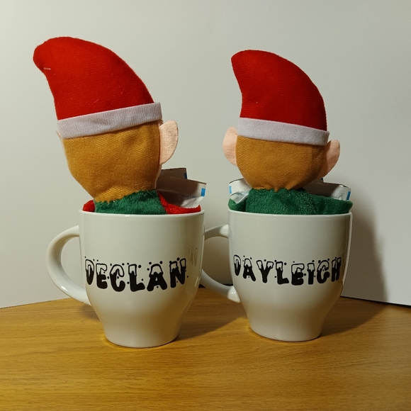 Personalized 20oz Snowman Mug And Elf With Hot Chocolate Packs Christmas Gift - Picture 5 of 5